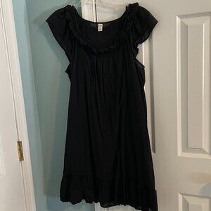Old Navy Ruffle Neck Sundress Knee Length Large